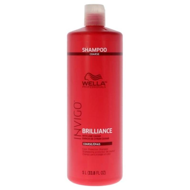 Invigo Brilliance Shampoo For Coarse Hair by Wella for Unisex - 33.8 oz Shampoo