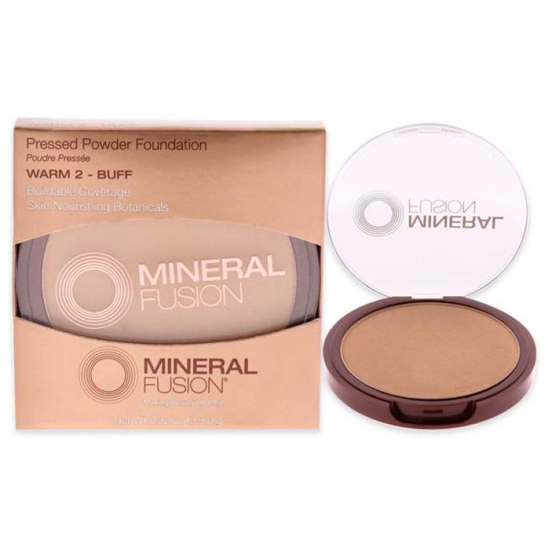 Pressed Powder Foundation - 02 Warm by Mineral Fusion for Women - 0.32 oz Foundation