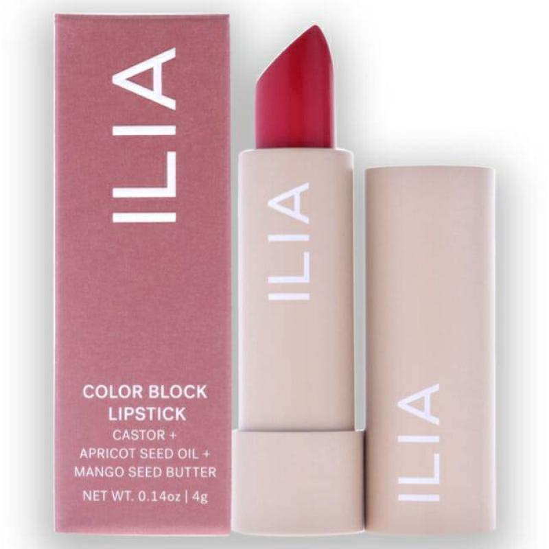 Color Block High Impact Lipstick - Grenadine by ILIA Beauty for Women - 0.14 oz Lipstick