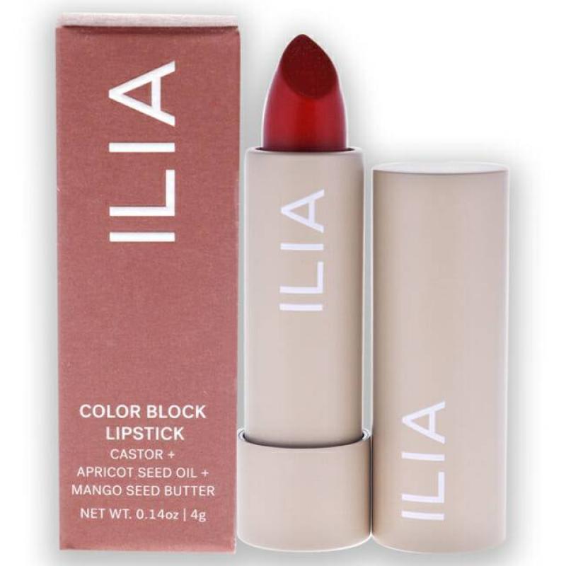 Color Block High Impact Lipstick - Flame by ILIA Beauty for Women - 0.14 oz Lipstick