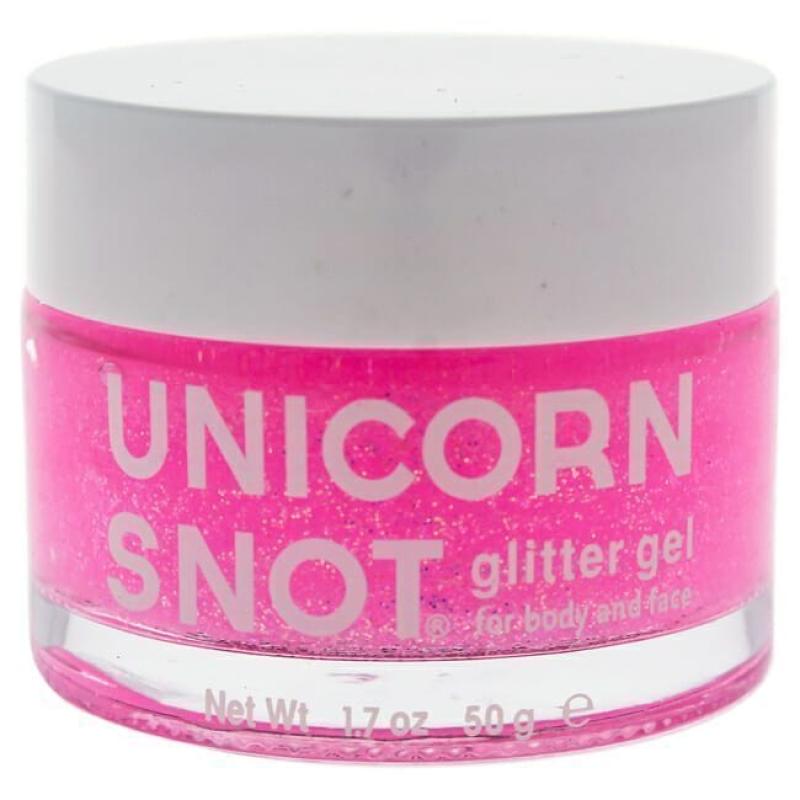 Glitter Gel for Body and Face - Pink by Unicorn Snot for Women - 1.7 oz Gel