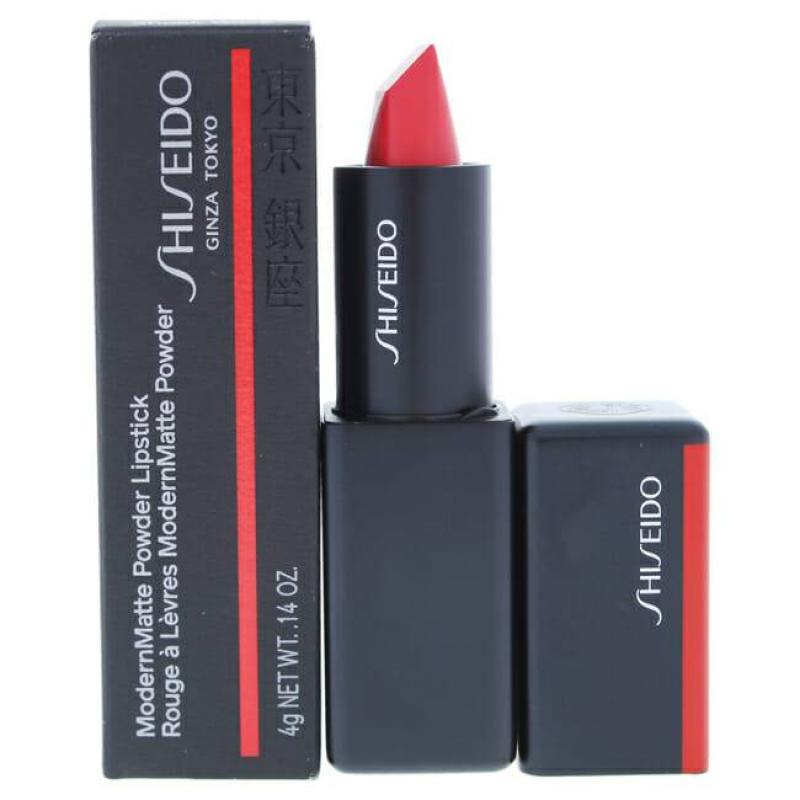 ModernMatte Powder Lipstick - 513 Shock Wave by Shiseido for Unisex - 0.14 oz Lipstick