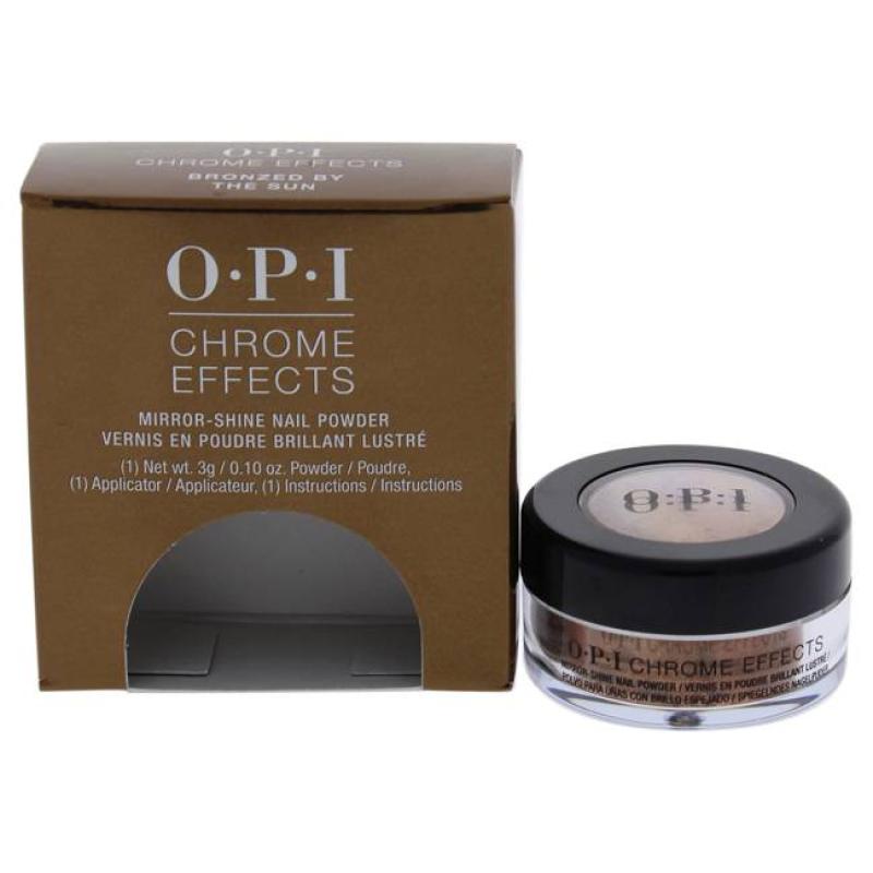 Chrome Effects Mirror Shine Nail Powder - Bronzed By The Sun by OPI for Women - 0.1 oz Nail Powder