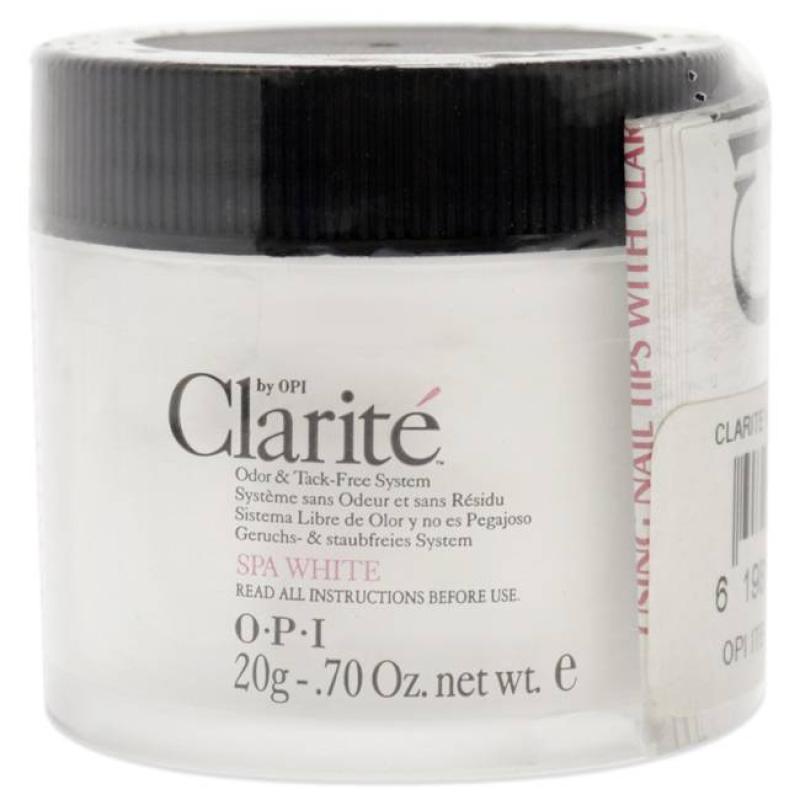 Clarite Spa White Powder by OPI for Women - 0.7 oz Nail Powder