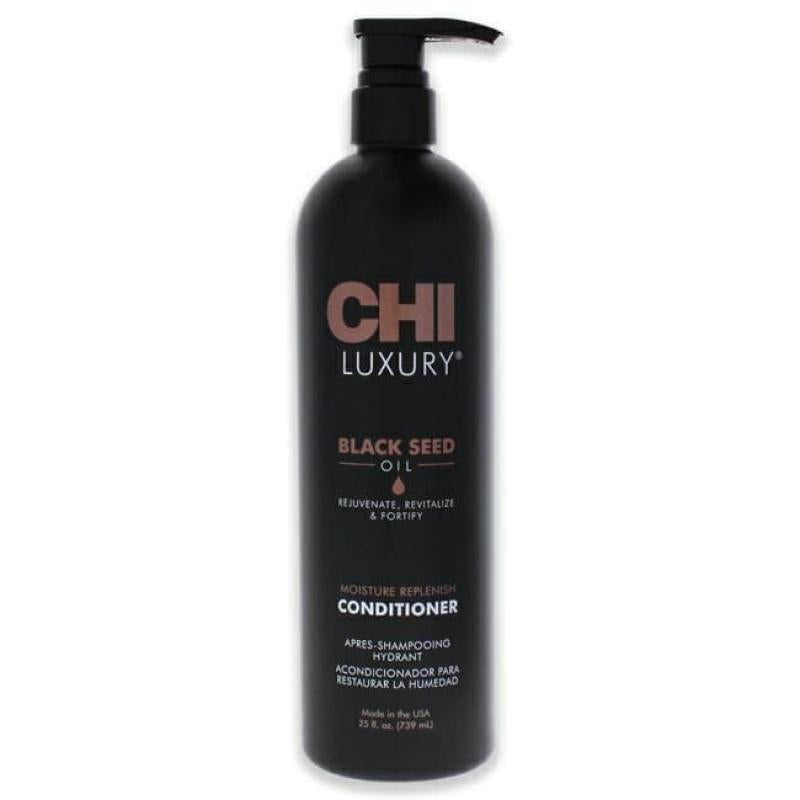 Luxury Black Seed Oil Moisture Replenish Conditioner by CHI for Unisex - 25 oz Conditioner