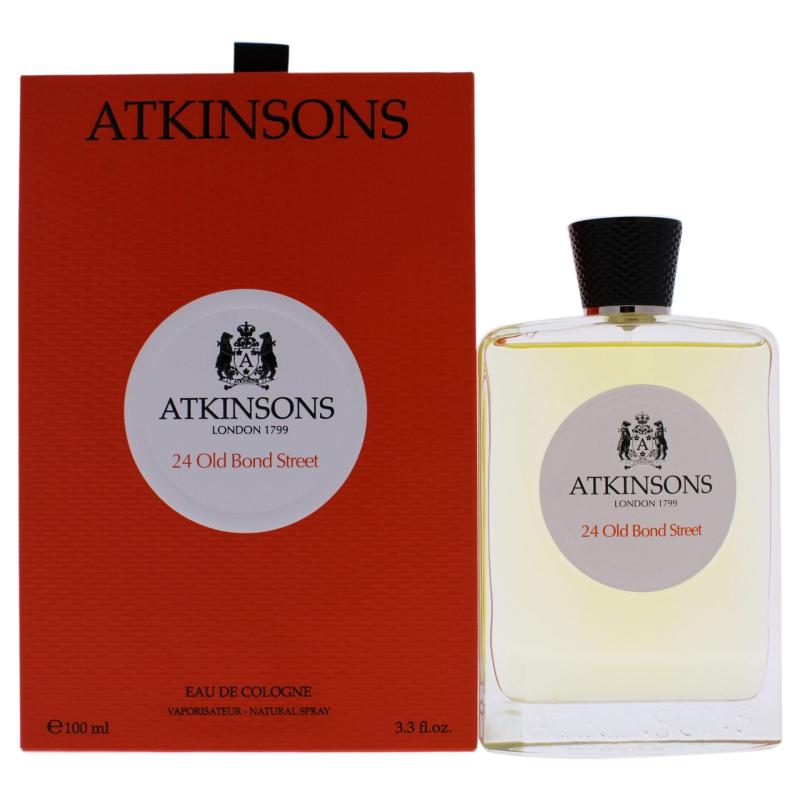 24 Old Bond Street by Atkinsons for Men - 3.3 oz EDC Spray