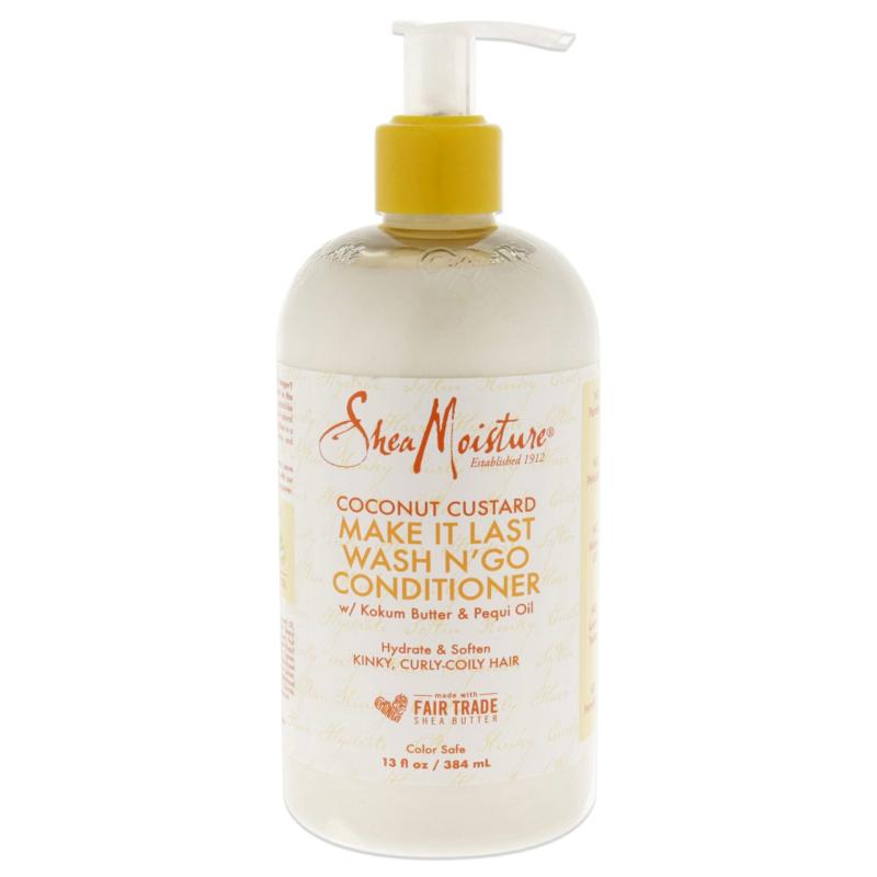 Coconut Custard Make It Last Wash N Go Conditioner by Shea Moisture for Unisex - 13 oz Conditioner