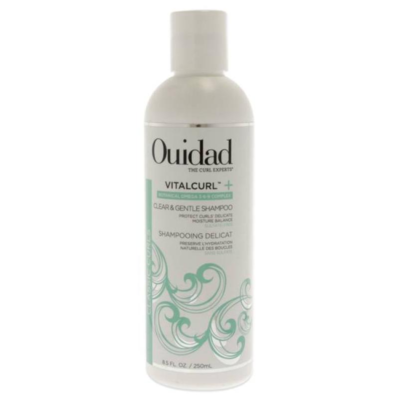 VitalCurl Plus Clear and Gentle Shampoo by Ouidad for Unisex - 8.5 oz Shampoo