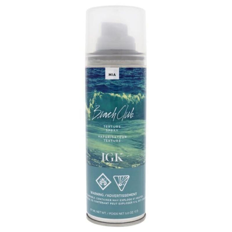 Beach Club Texture Spray by IGK for Unisex - 5 oz Hair Spray