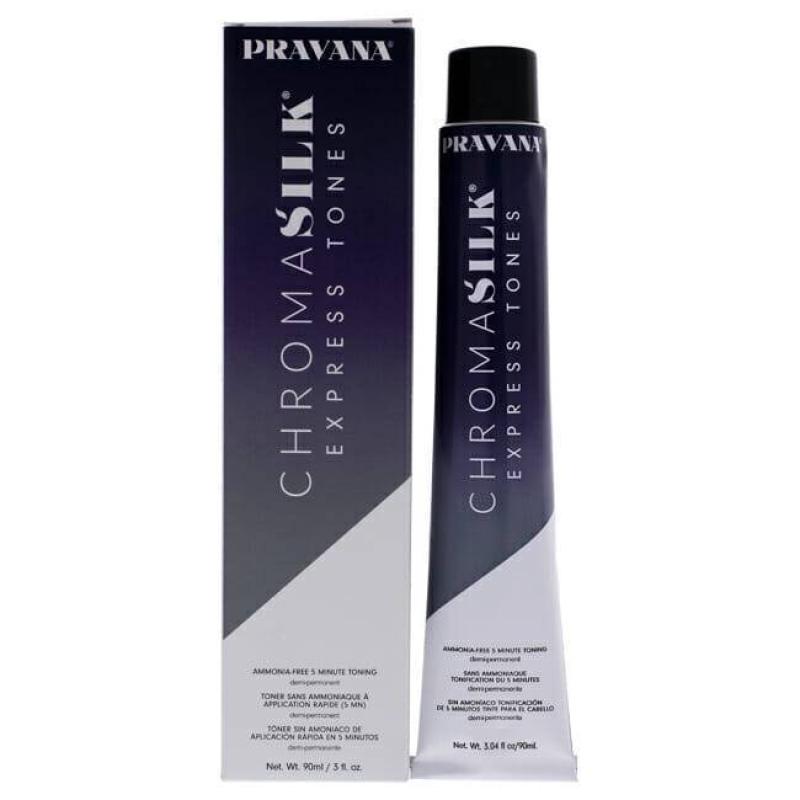 ChromaSilk Express Tones - Smokey Silver by Pravana for Unisex - 3 oz Hair Color