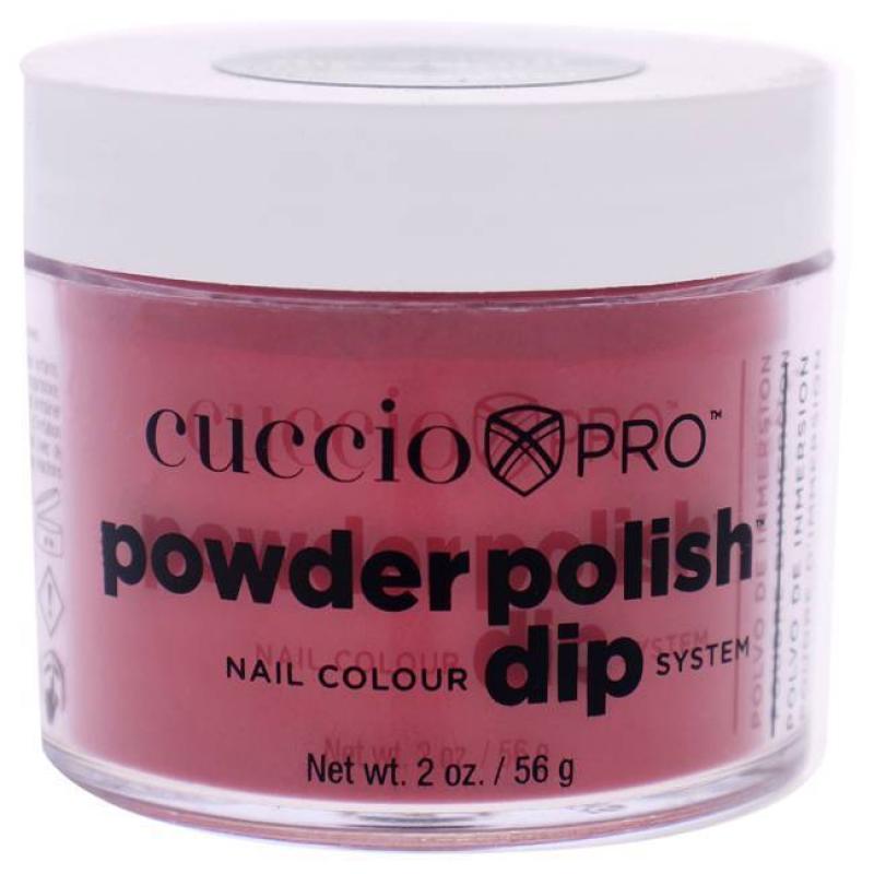 Pro Powder Polish Nail Colour Dip System - Strawberry Red by Cuccio Colour for Women - 1.6 oz Nail Powder