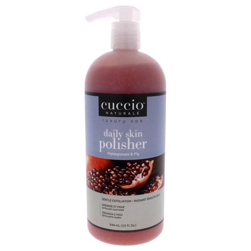 Luxury Spa Daily Skin Polisher - Pomegranate and Fig by Cuccio Naturale for Unisex - 32 oz Scrub