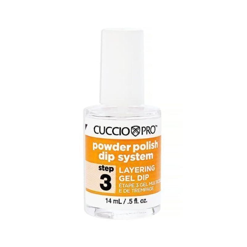 Pro Powder Polish Dip System Layering Gel Dip - Step 3 by Cuccio Colour for Women - 0.5 oz Nail Polish