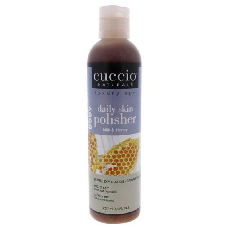 Luxury Spa Daily Skin Polisher - Milk and Honey by Cuccio Naturale for Unisex - 8 oz Scrub