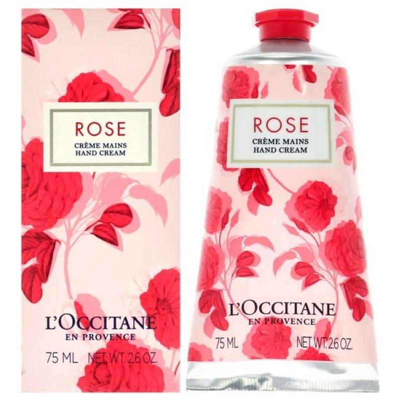 Rose Hand Cream by LOccitane for Unisex - 2.6 oz Cream