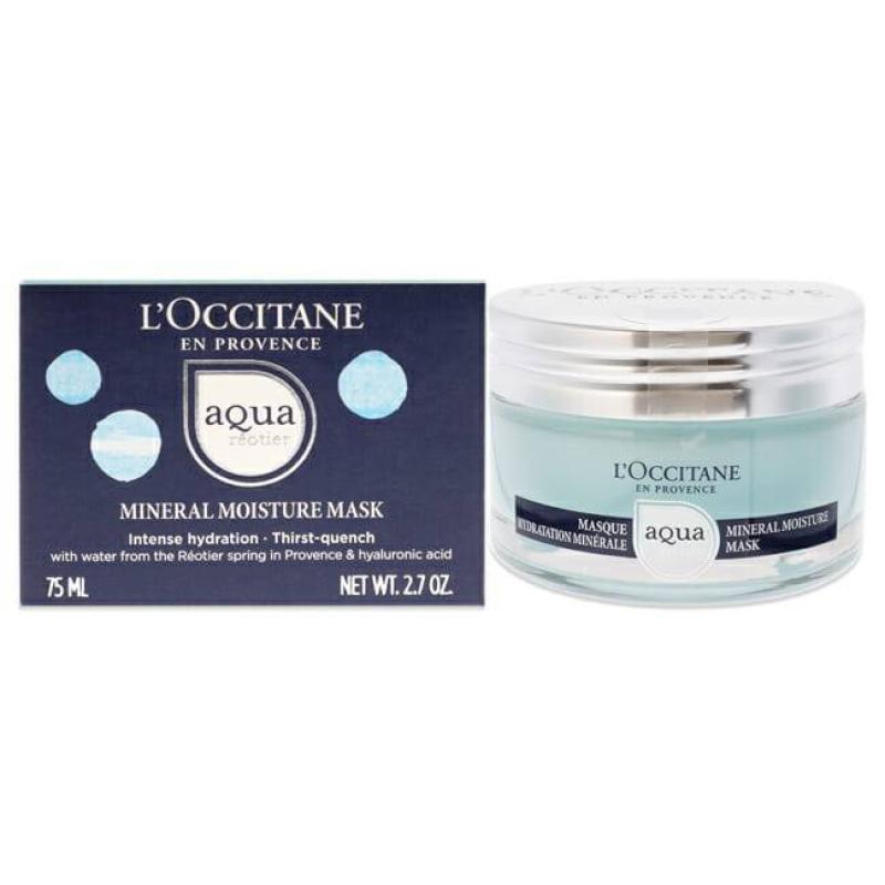 Aqua Reotier Mineral Moisture Mask by LOccitane for Unisex - 2.7 oz Mask