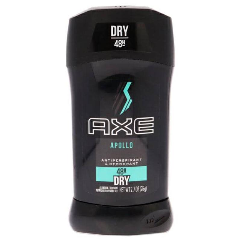 Apollo 48H Dry Antiperspirant and Deodorant Stick by Axe for Men - 2.7 oz Deodorant Stick