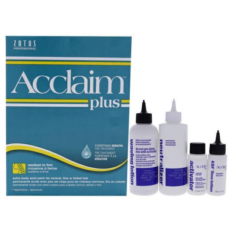 Acclaim Plus Extra Body Acid Perm by Zotos for Unisex - 1 Application Treatment