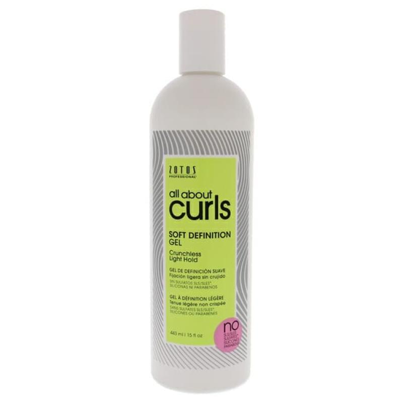 Soft Definition Gel by All About Curls for Unisex - 15.0 oz Gel