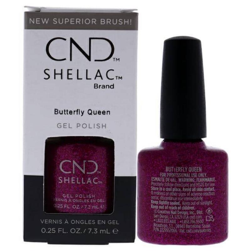 Shellac Nail Color - Butterfly Queen by CND for Women - 0.25 oz Nail Polish