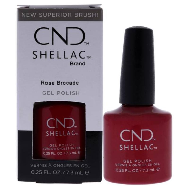 Shellac Nail Color - Rose Brocade by CND for Women - 0.25 oz Nail Polish