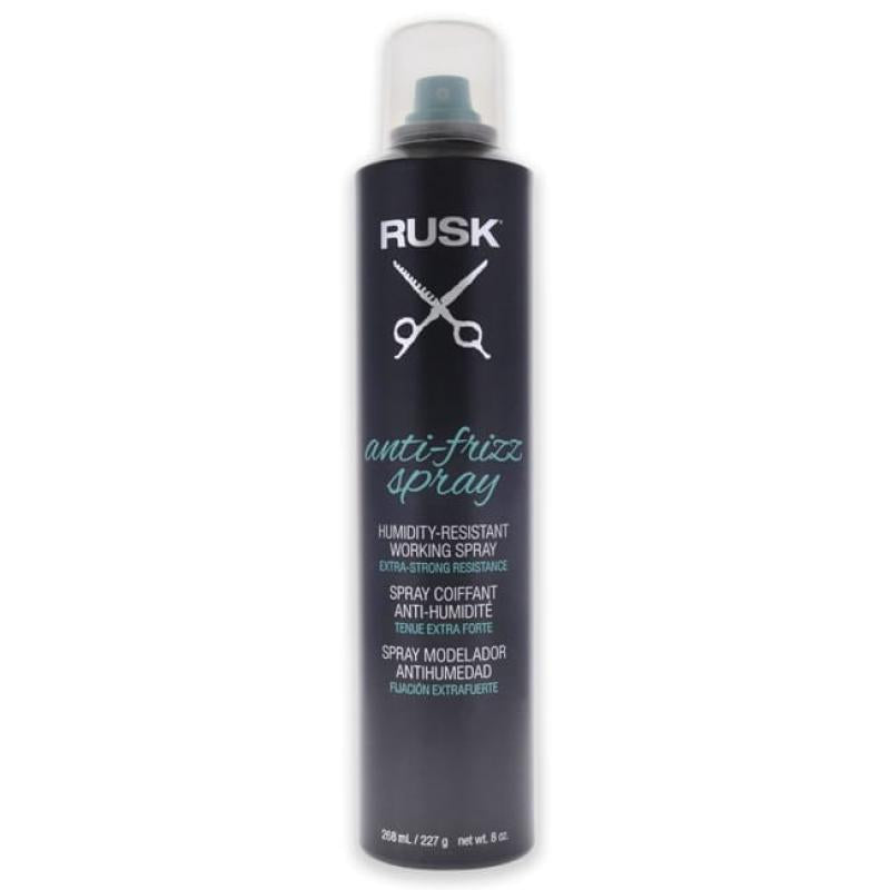 Anti-Frizz Spray by Rusk for Unisex - 8 oz Hair Spray