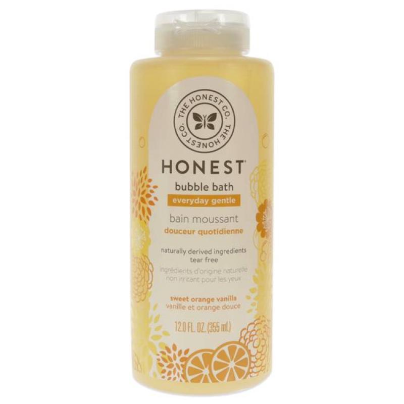 Bubble Bath Everyday Gentle - Sweet Orange Vanilla By Honest For Kids - 12 Oz Bubble Bath