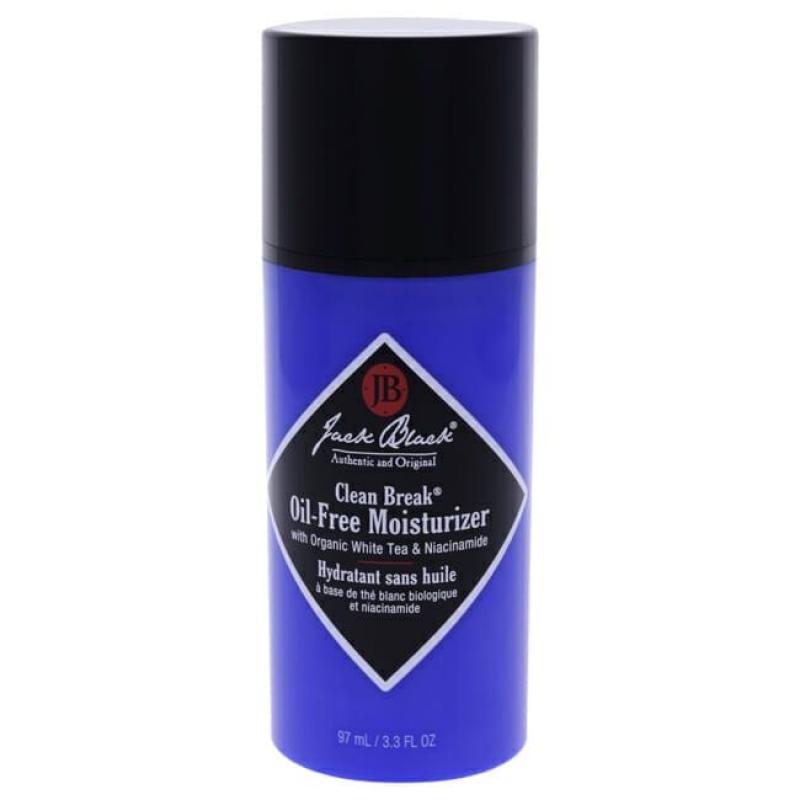 Clean Break Oil-Free Moisturizer by Jack Black for Unisex - 3.3 oz Moisturizer