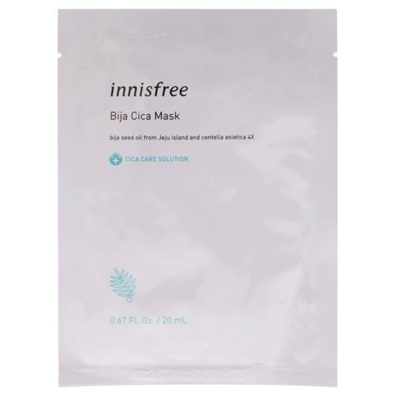 Cica Skin Mask - Bija by Innisfree for Unisex - 0.67 oz Mask