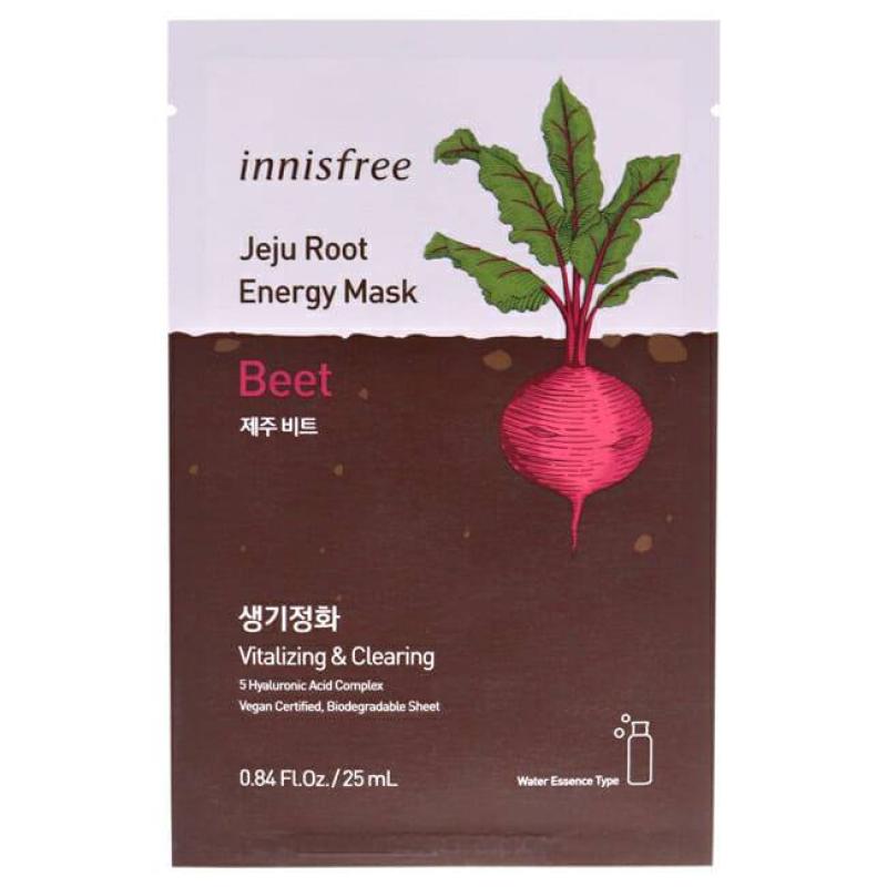 Jeju Root Energy Mask - Beet by Innisfree for Unisex - 0.84 oz Mask