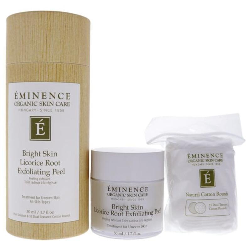 Bright Skin Licorice Root Exfoliating Peel by Eminence for Unisex - 1.7 oz Peel