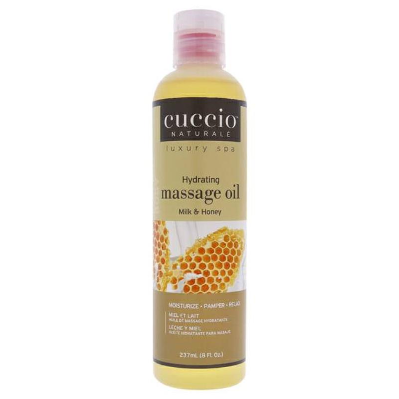 Hydrating Massage Oil - Milk and Honey by Cuccio Naturale for Unisex - 8 oz Oil