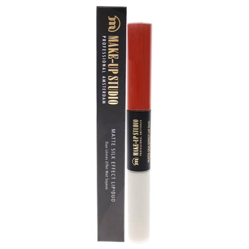 Matte Silk Effect Lip Duo - Charming Coral by Make-Up Studio for Women - 2 x 0.1 oz Lipstick