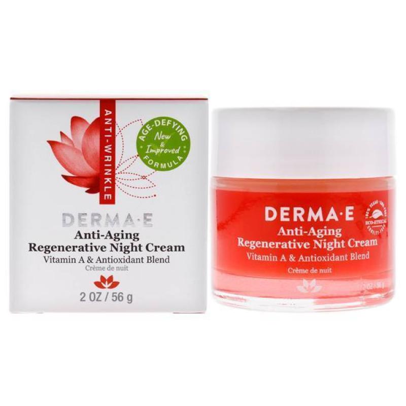 Anti-Aging Regenerative Night Cream by Derma-E for Unisex - 2 oz Cream