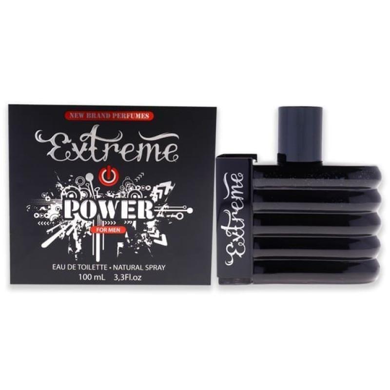 Extreme Power by New Brand for Men - 3.3 oz EDT Spray