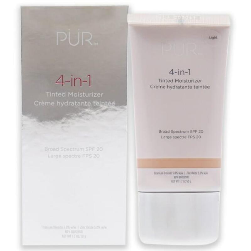 4-In-1 Tinted Moisturizer SPF 20 - Light by Pur Cosmetics for Women - 1.7 oz Makeup