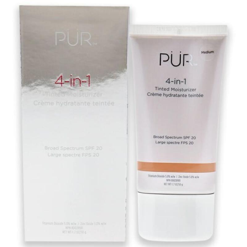 4-In-1 Tinted Moisturizer SPF 20 - Medium by Pur Cosmetics for Women - 1.7 oz Makeup