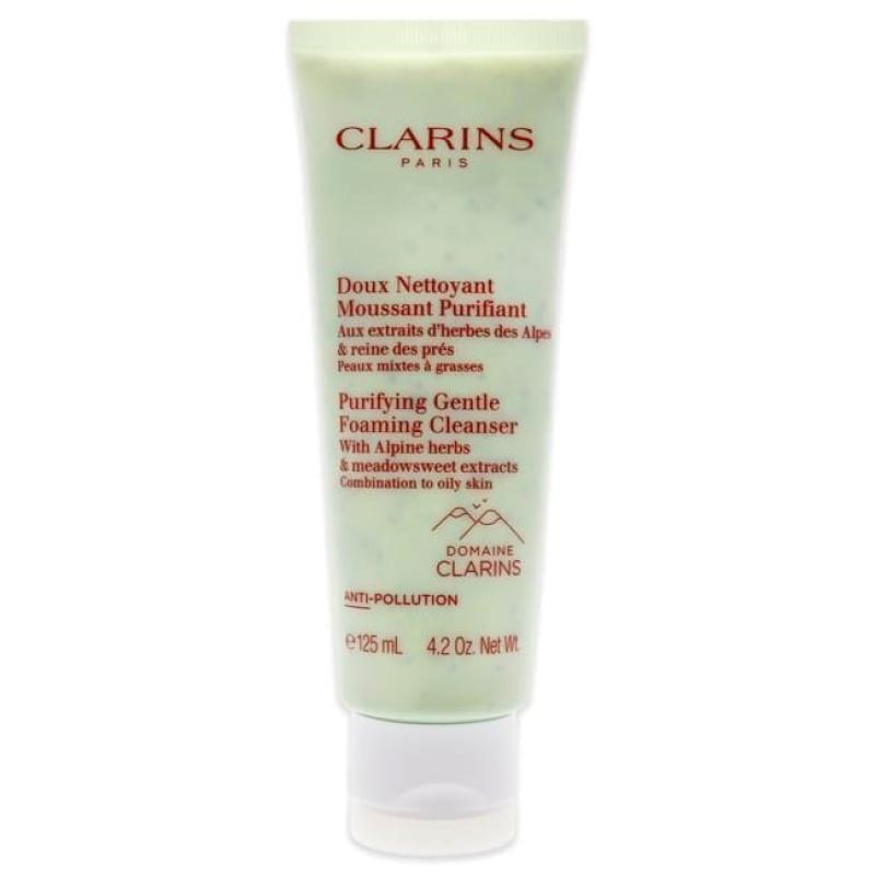 Purifying Gentle Foaming Cleanser by Clarins for Unisex - 4.2 oz Cleanser