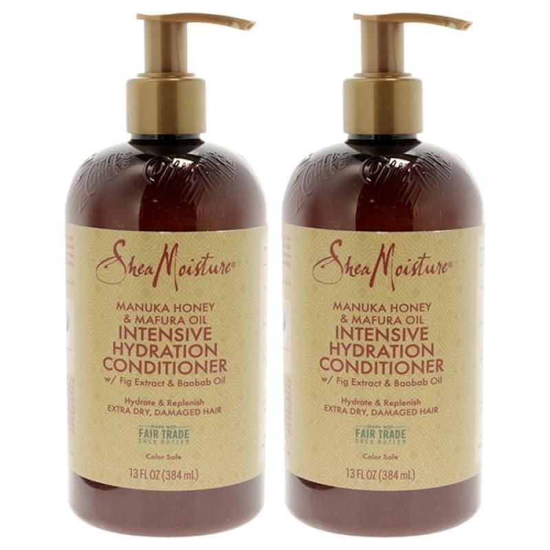 Manuka Honey &amp; Mafura Oil Intensive Hydration Conditioner - Pack of 2 by Shea Moisture for Unisex - 13 oz Conditioner