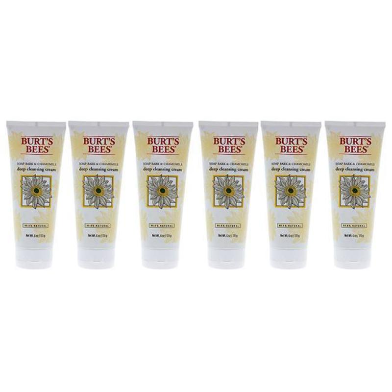 Soap Bark And Chamomile Deep Cleansing Cream By Burts Bees For Unisex - 6 Oz Soap - Pack Of 6