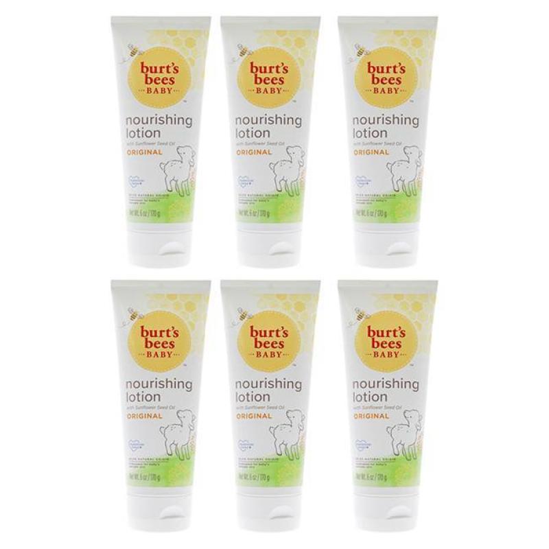 Baby Bee Nourishing Lotion Original by Burts Bees for Kids - 6 oz Lotion - Pack of 6