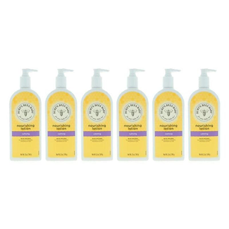 Baby Nourishing Lotion Calming by Burts Bees for Kids - 12 oz Lotion - Pack of 6