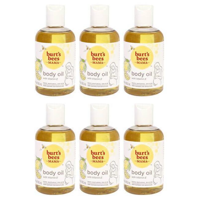 Mama Bee Nourishing Body Oil by Burts Bees for Women - 4 oz Oil - Pack of 6