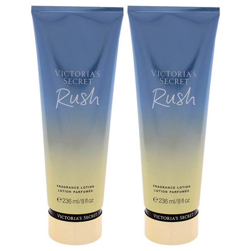 Rush Fragrance Lotion by Victorias Secret for Women - 8 oz Body Lotion - Pack of 2