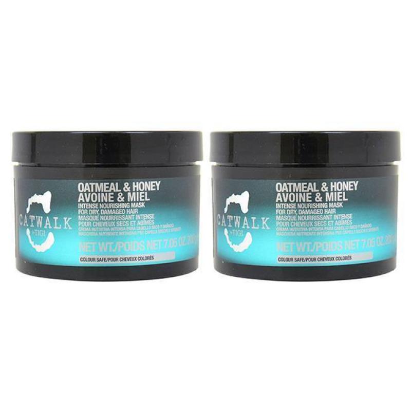 Catwalk Oatmeal Honey Intense Nourishing Mask by TIGI for Unisex - 7.05 oz Mask - Pack of 2