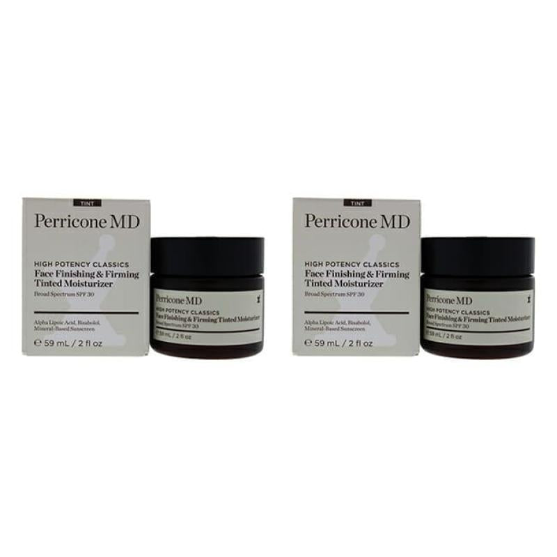 High Potency Classics Face Finishing and Firming Tinted Moisturizer SPF 30 by Perricone MD for Unisex - 2 oz Moisturizer - Pack of 2