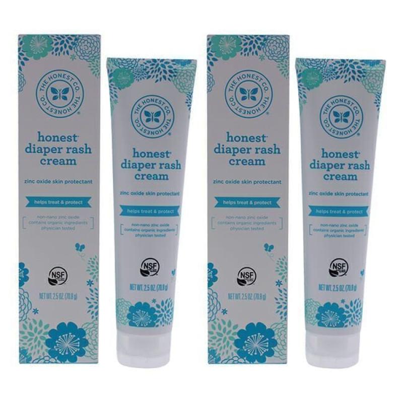 Honest Diaper Rash Cream by Honest for Kids - 2.5 oz Cream - Pack of 2