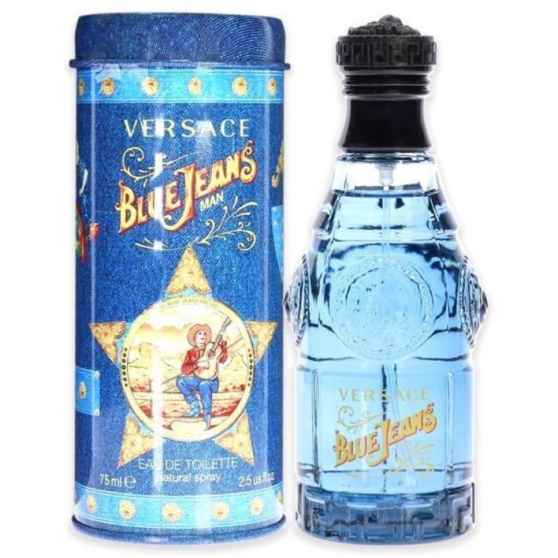 Blue Jeans by Versace for Men - 2.5 oz EDT Spray