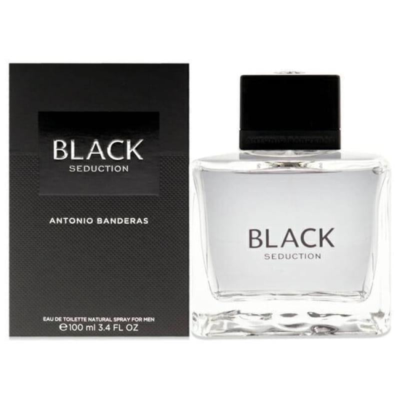 Seduction In Black by Antonio Banderas for Men - 3.4 oz EDT Spray