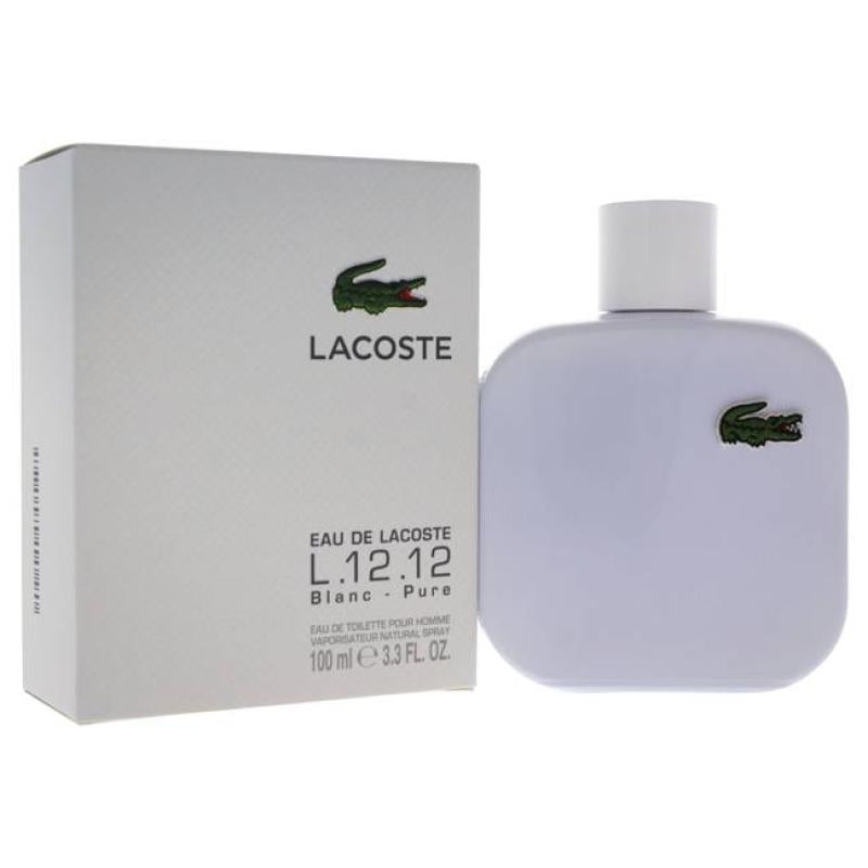 Lacoste Eau De Lacoste L.12.12 Blanc by Lacoste for Men - 3.3 oz EDT Spray